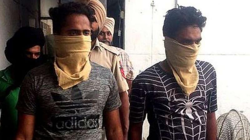 Police arrested three youths along with arms Police arrested three youths along with arms