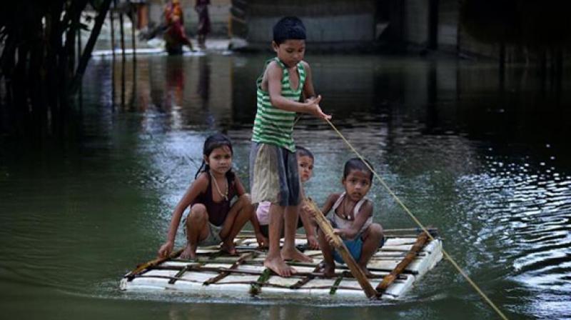 Children Effected due to rain