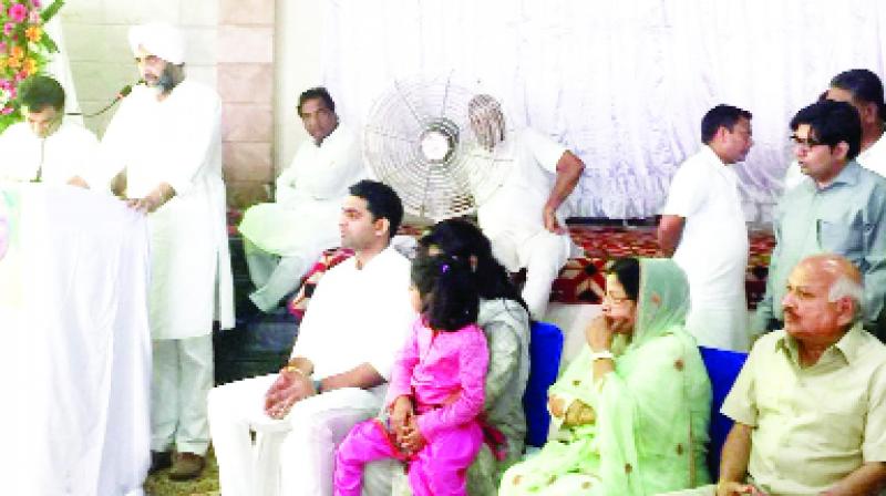 Manpreet Singh Badal presented his views on the occasion of the Shradhanjali Manpreet Singh Badal presented his views on the occasion of the Shradhanjali