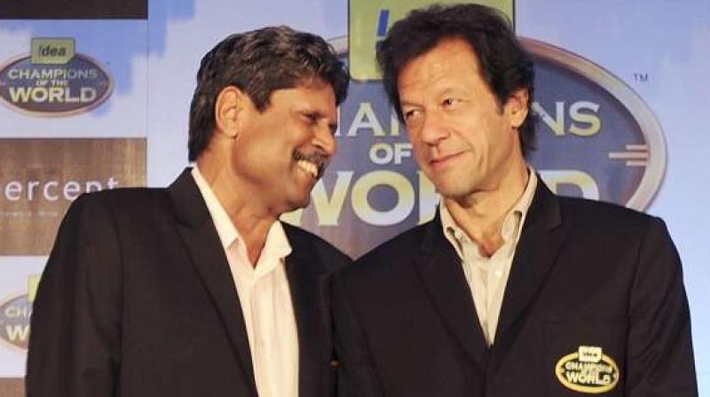 Kapil Dev And Imran Khan 