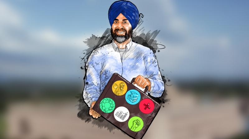 Punjab Finance Minister Manpreet Singh Badal