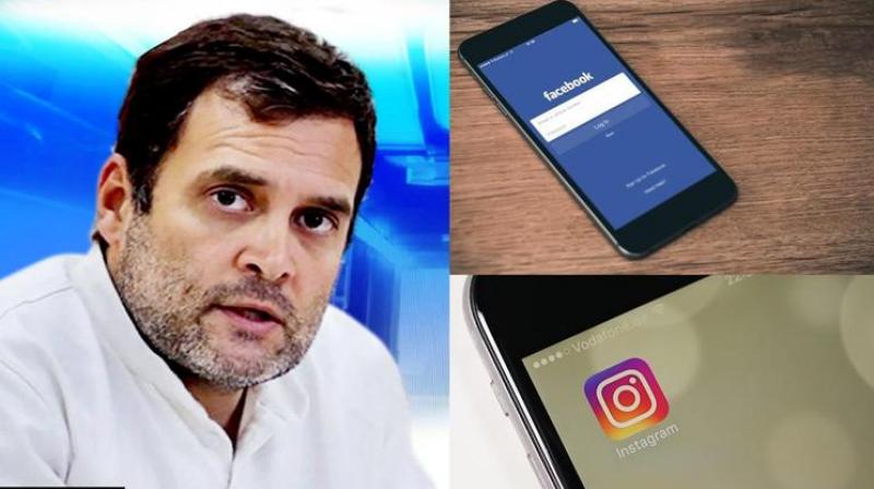 Facebook, Instagram remove Rahul Gandhi's post with Delhi rape victim's kin Facebook, Instagram remove Rahul Gandhi's post with Delhi rape victim's kin