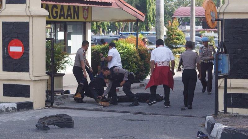 Attack on police headquarter Attack on police headquarter