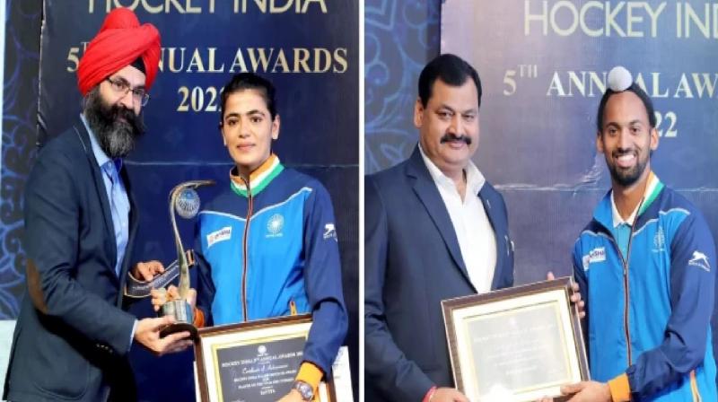 Hardik Singh, Savita Punia win men's and women's Player of the year