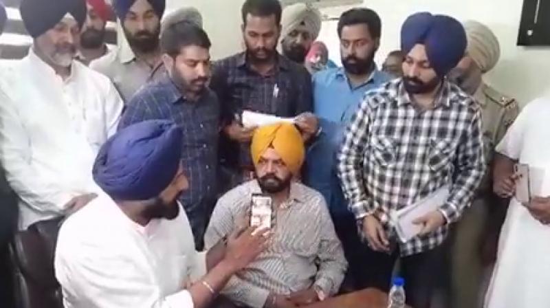 Akali Worker and Bikram Singh Majithia Akali Worker and Bikram Singh Majithia