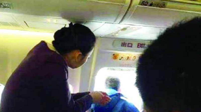 the passenger opened the emergency door the passenger opened the emergency door