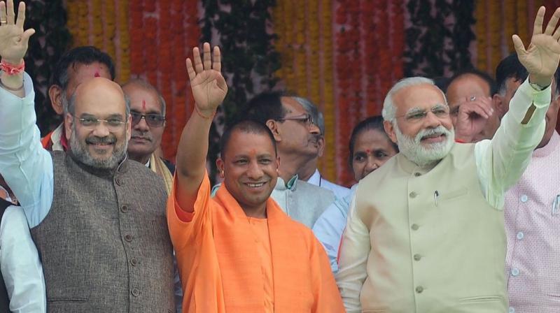 BJP with Yogi BJP with Yogi