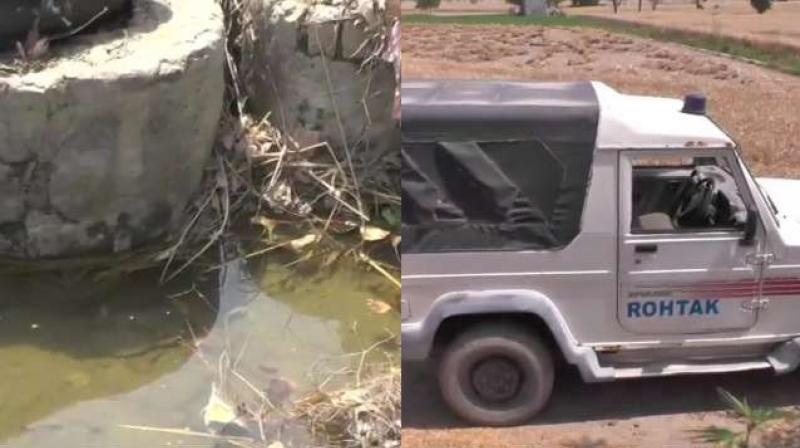 body of minor girl found inside bag in drain rohtaks body of minor girl found inside bag in drain rohtaks