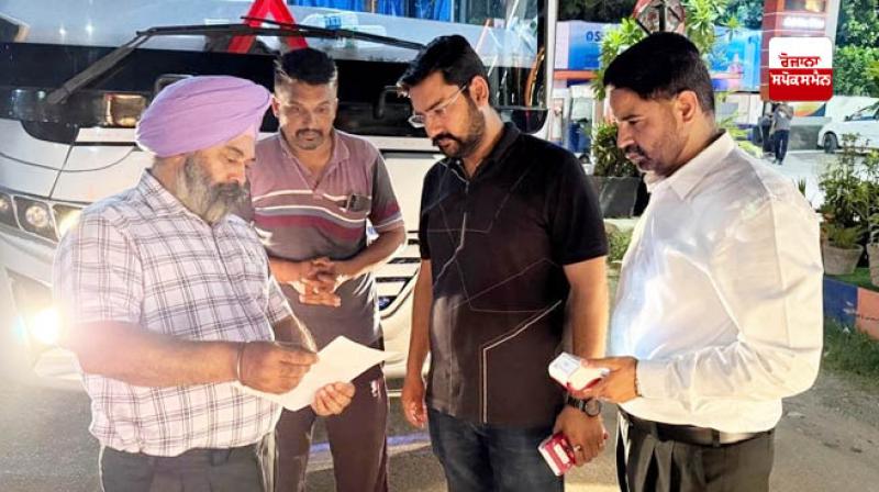 RTO Mohali takes action against those violating traffic and transport rules RTO Mohali takes action against those violating traffic and transport rules