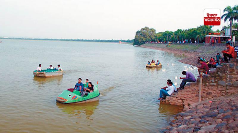 Chandigarh : Water level in Sukhna Lake drops by 1 foot Chandigarh : Water level in Sukhna Lake drops by 1 foot