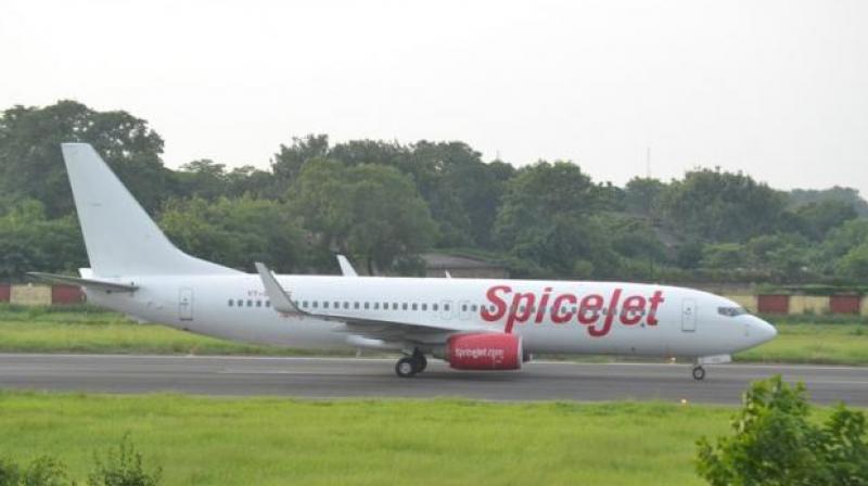 spicejet flight slip from runway in mumbai no injured