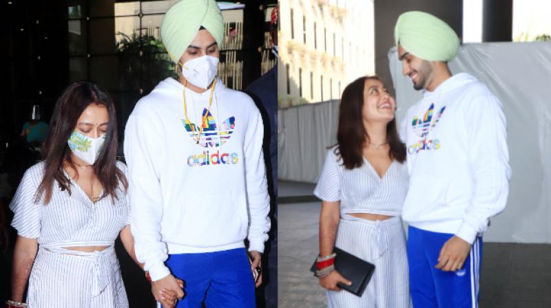 Neha Kakkar and Rohanpreet Singh Neha Kakkar and Rohanpreet Singh