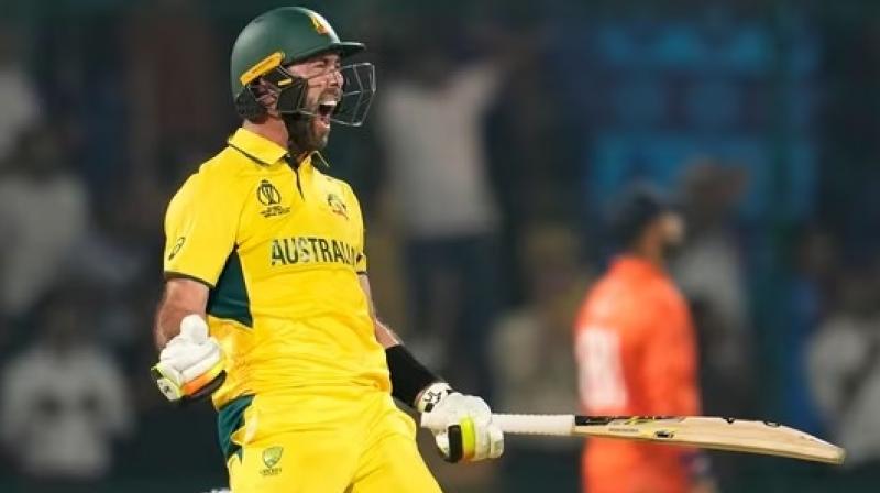 Australia Vs Netherlands:Glenn Maxwell gets to his century in style Australia Vs Netherlands:Glenn Maxwell gets to his century in style