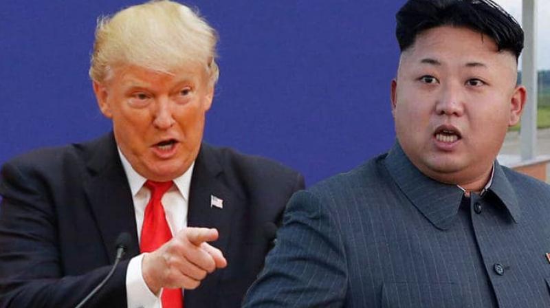 Trump with Kim Jong Trump with Kim Jong