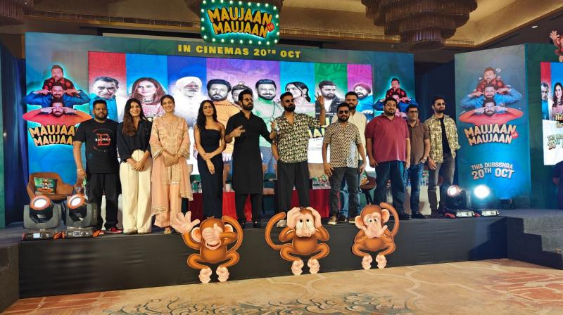 Maujaan Hi Maujaan Team Press Conference at Mohali Maujaan Hi Maujaan Team Press Conference at Mohali
