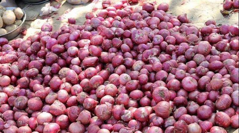 Farmers blocked the Mumbai-Agra highway in protest against the ban on onion export Farmers blocked the Mumbai-Agra highway in protest against the ban on onion export