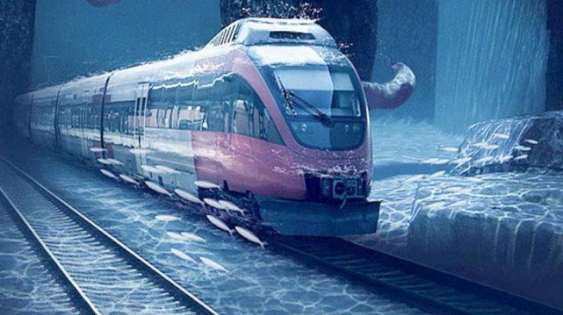 Metro will run under water for the first time in the country Metro will run under water for the first time in the country