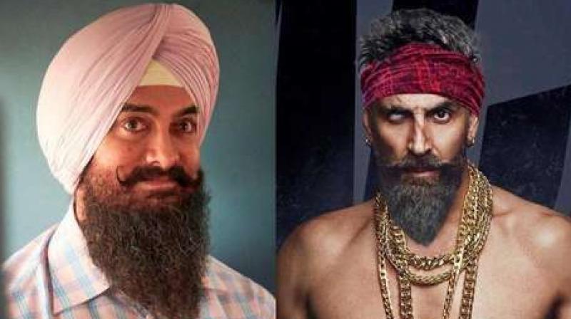 Amir Khan and Akshay Kumar Amir Khan and Akshay Kumar