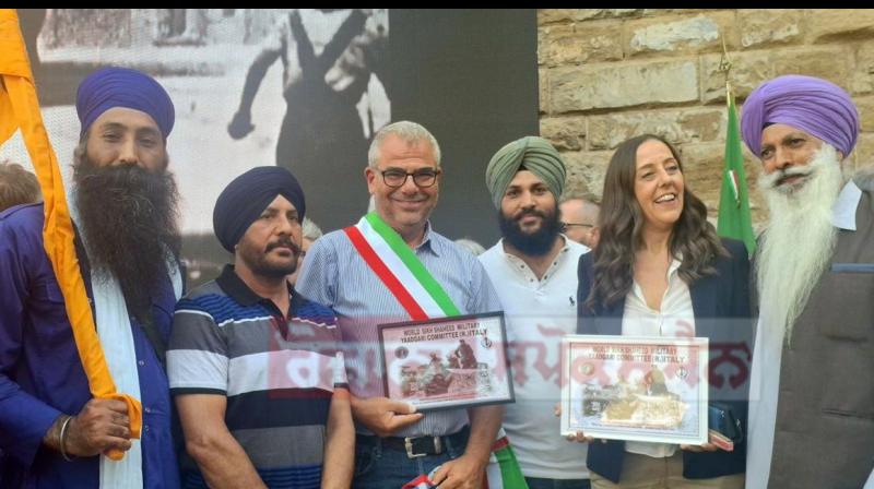 Tributes were given to Sikh soldiers on the occasion of the 80th Martyrdom Day in the city of Florence, Italy Tributes were given to Sikh soldiers on the occasion of the 80th Martyrdom Day in the city of Florence, Italy
