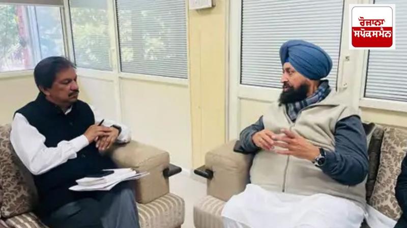 Opposition leader Partap Singh Bajwa meets State Election Commission Opposition leader Partap Singh Bajwa meets State Election Commission