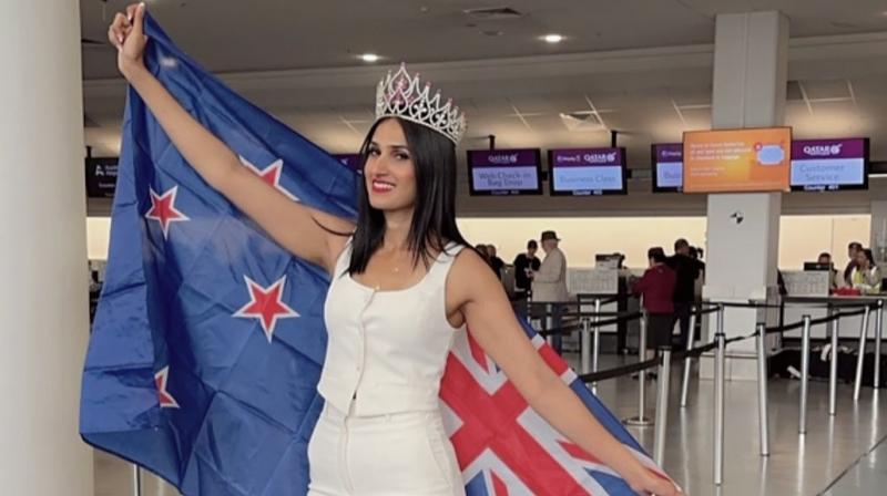 Navjot Kaur arrived in India for the Miss World pageant