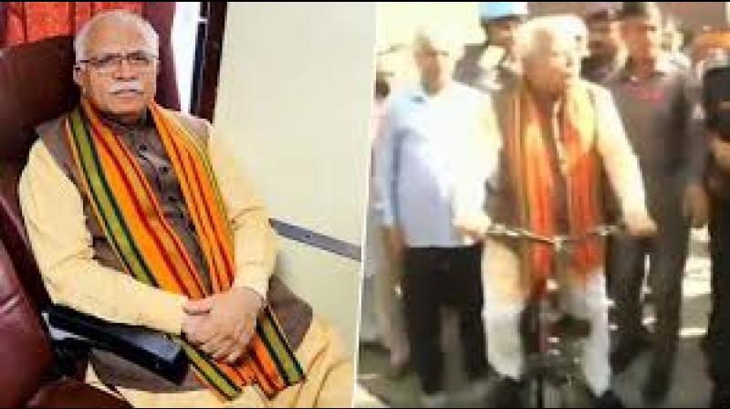 CM Manohar Lal Khattar CM Manohar Lal Khattar