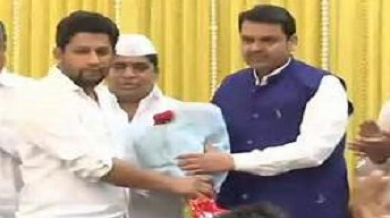 Congress leader Sujay joins the party in the Bharatiya Janata Party Congress leader Sujay joins the party in the Bharatiya Janata Party