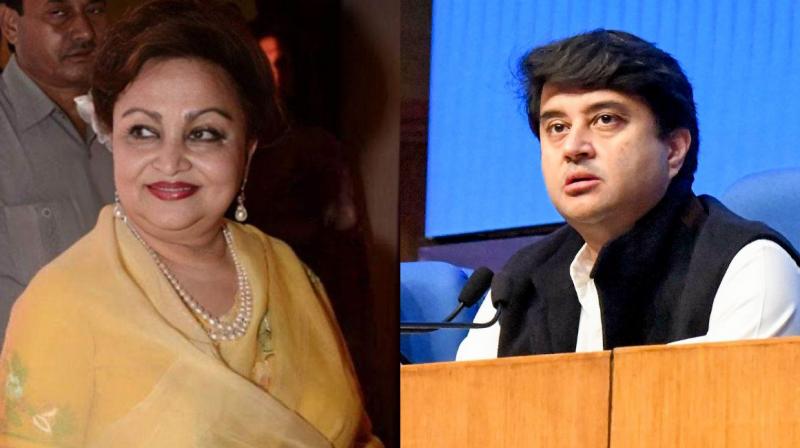 Union Minister Jyotiraditya Scindia's mother Madhavi Raje Scindia dies Union Minister Jyotiraditya Scindia's mother Madhavi Raje Scindia dies