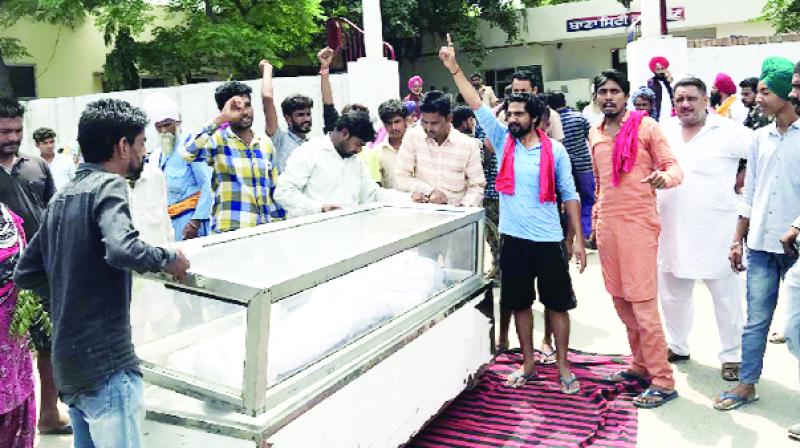 Family Members Protesting Family Members Protesting