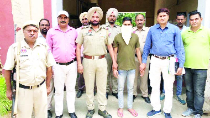 Patiala Police With Accused