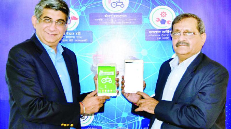 Viren Popli During  launches new mobile app