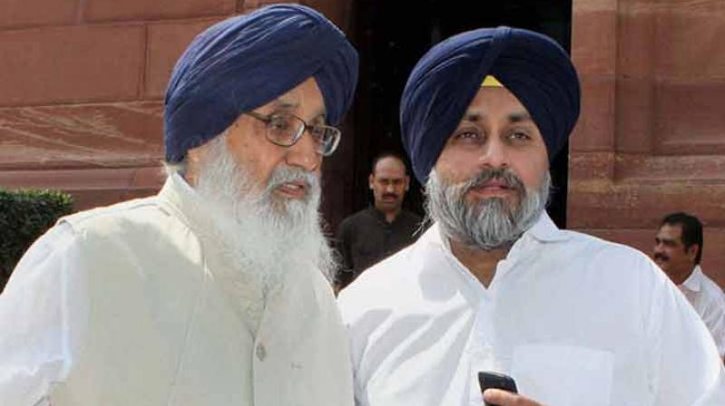 Parkash Badal And Sukhbir Badal Parkash Badal And Sukhbir Badal