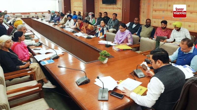 Deputy Commissioner Special Sarangal held a review meeting regarding aspirational and block programs Deputy Commissioner Special Sarangal held a review meeting regarding aspirational and block programs