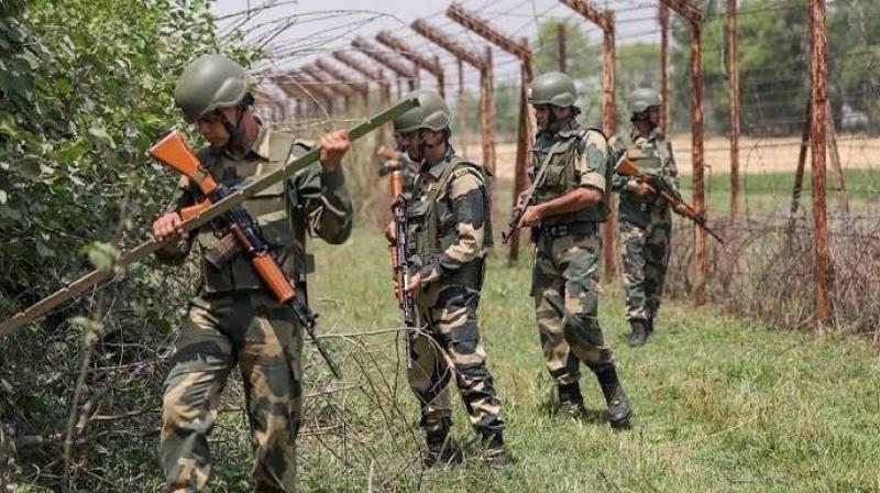 A search operation was conducted by BSF personnel A search operation was conducted by BSF personnel