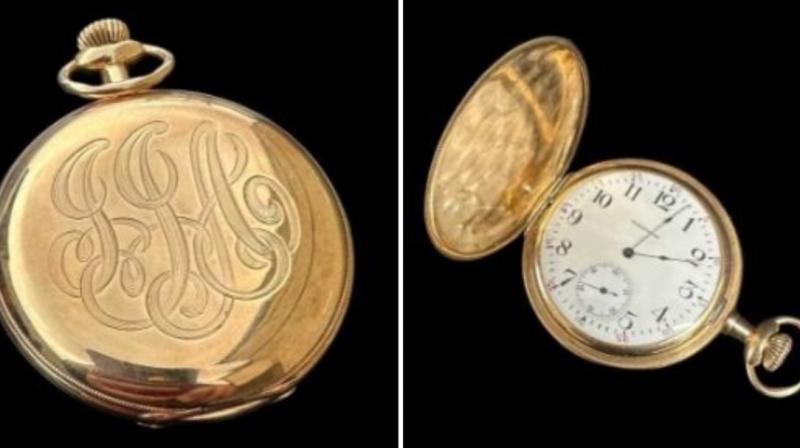 Titanic passenger's gold watch auctioned for 11 lakh 75 thousand pounds Titanic passenger's gold watch auctioned for 11 lakh 75 thousand pounds