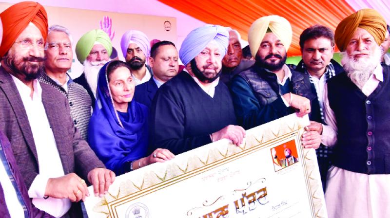 Captain Amarinder Singh And Other Congress Leadership Captain Amarinder Singh And Other Congress Leadership