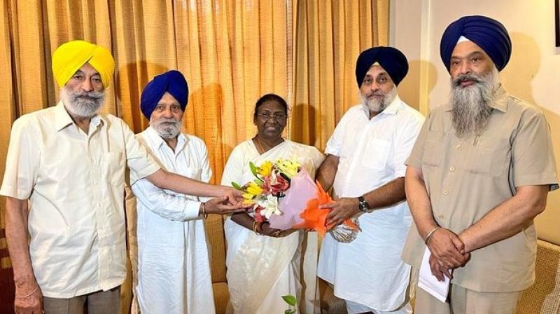 Akali Dal's announcement: We will support Presidential candidate Draupadi Murmu Akali Dal's announcement: We will support Presidential candidate Draupadi Murmu