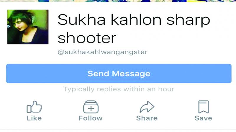 ScreenShot Of Sukh Kahlon Sharp Shooter Facebook Profile