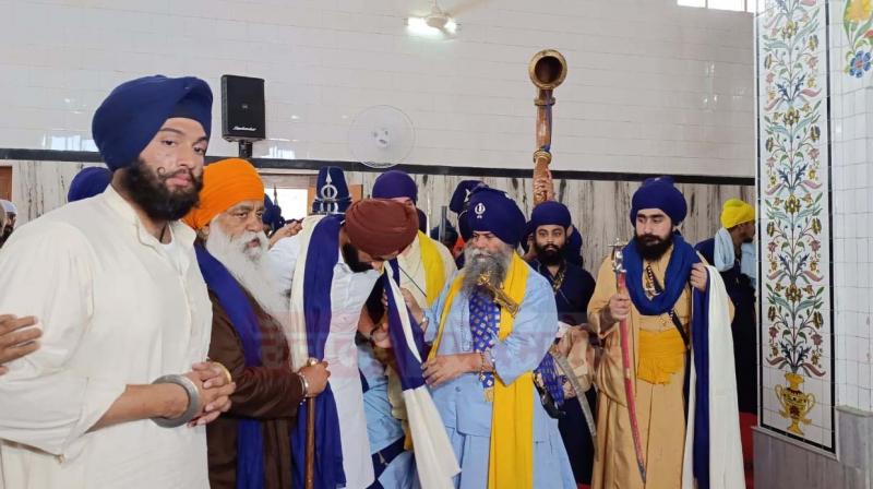 Mastaney star cast at Gurudwara Burj Akali Baba Phula Singh Mastaney star cast at Gurudwara Burj Akali Baba Phula Singh