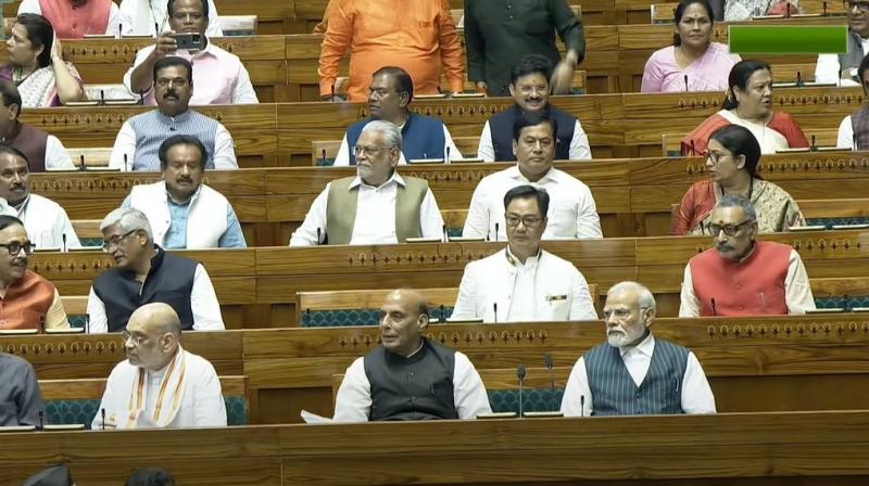Union ministers and BJP leaders termed 'Nari Shakti Vandan Bill' as historic Union ministers and BJP leaders termed 'Nari Shakti Vandan Bill' as historic