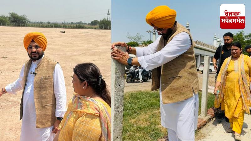 Minister Tarunpreet Singh Saund inspects progress of works to change the face of villages Minister Tarunpreet Singh Saund inspects progress of works to change the face of villages