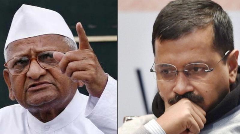  Anna Hazare, Arvind Kejriwal 