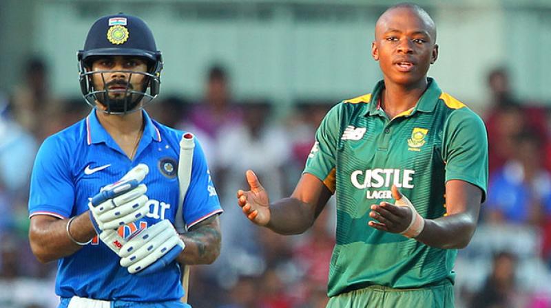 Kohli with Rabada Kohli with Rabada