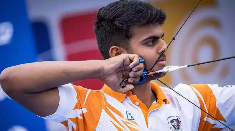 Indian archer Prathmesh Javakar Indian archer Prathmesh Javakar