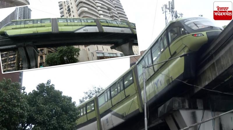 Mumbai's Monorail Stuck News in punjabi Mumbai's Monorail Stuck News in punjabi