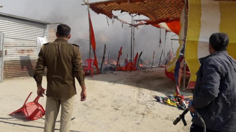 Kumbh Mela Fire Kumbh Mela Fire