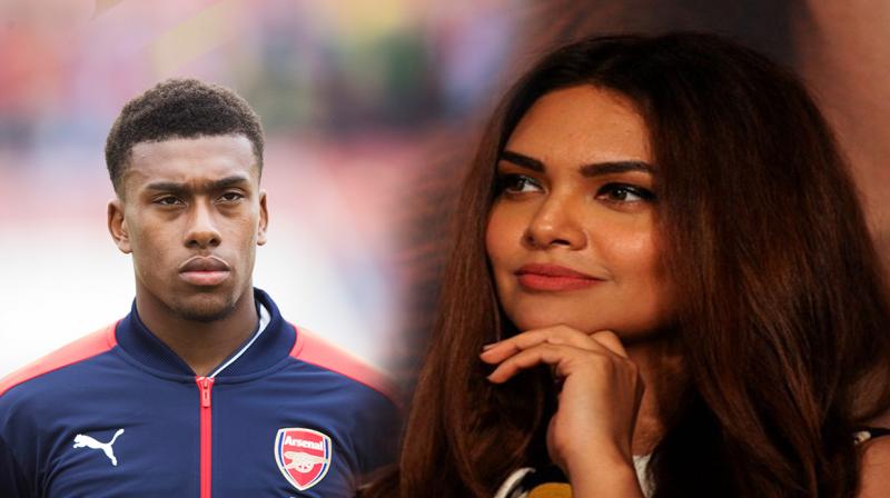 Esha Gupta and Alexander Iwobi Esha Gupta and Alexander Iwobi
