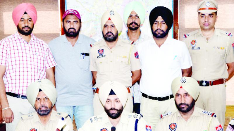 SSP Nanak Singh in Bathinda Giving details of the case of murder SSP Nanak Singh in Bathinda Giving details of the case of murder