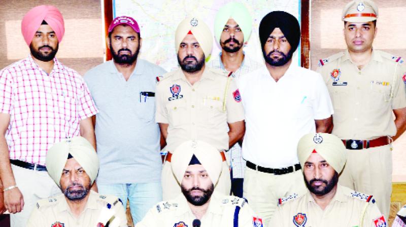 SSP Nanak Singh in Bathinda Giving details of the case of  murder 