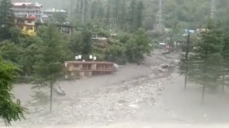 Cloudburst in Manikaran, 6 Missing Cloudburst in Manikaran, 6 Missing